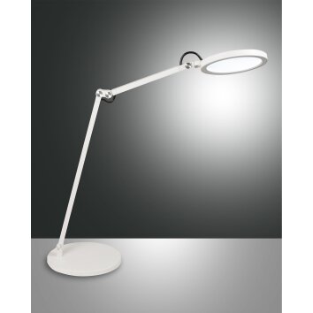 Fabas Luce Regina Lampada da tavolo LED Bianco, 1-Luce