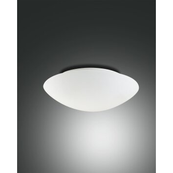 Fabas Luce Pandora Plafoniera LED Bianco, 1-Luce