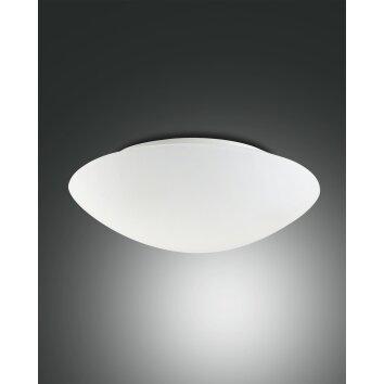 Fabas Luce Pandora Plafoniera LED Bianco, 1-Luce