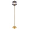 Globo BLACKY Lampada da terra Ottone, 1-Luce