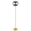 Globo BLACKY Lampada da terra Ottone, 1-Luce
