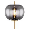 Globo BLACKY Lampada da terra Ottone, 1-Luce