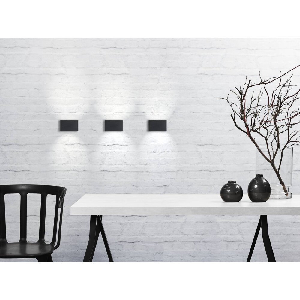 Nordlux NENE Applique da esterno LED Nero, 1-Luce