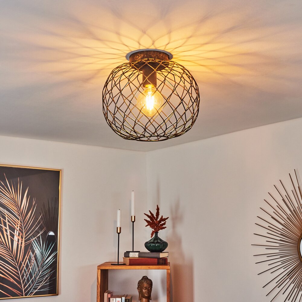 Nordslesvig Plafoniera Oro, Nero, 1-Luce main product photo