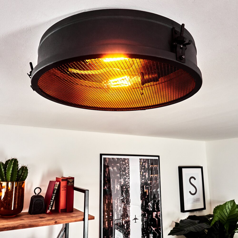 Lofthus Plafoniera Nero, 2-Luci main product photo