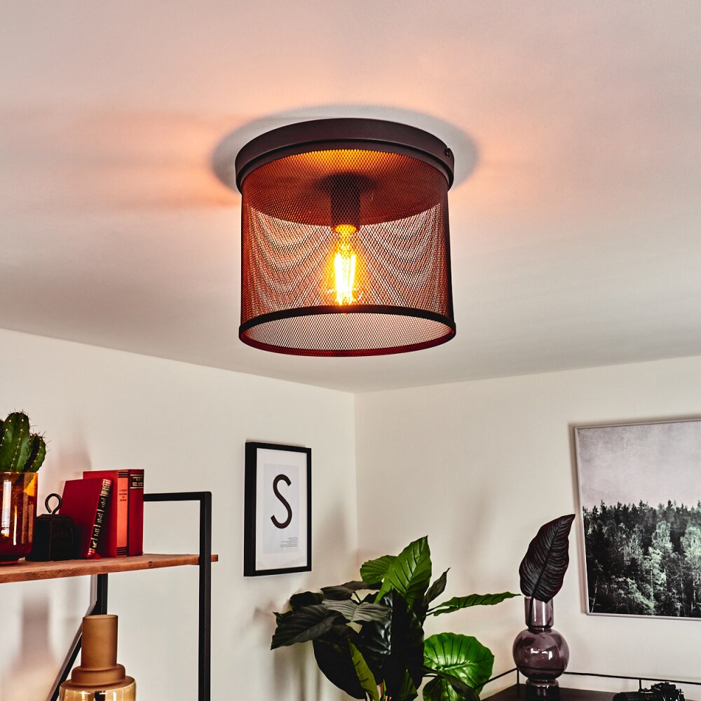 Nelvik Plafoniera Nero, 1-Luce main product photo