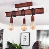 Barbengo Lampada a Sospensione Ruggine, Nero, 3-Luci