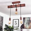 Barbengo Lampada a Sospensione Ruggine, Nero, 3-Luci
