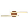 Globo EVITA Plafoniera LED Aspetto del legno, Nero, 1-Luce