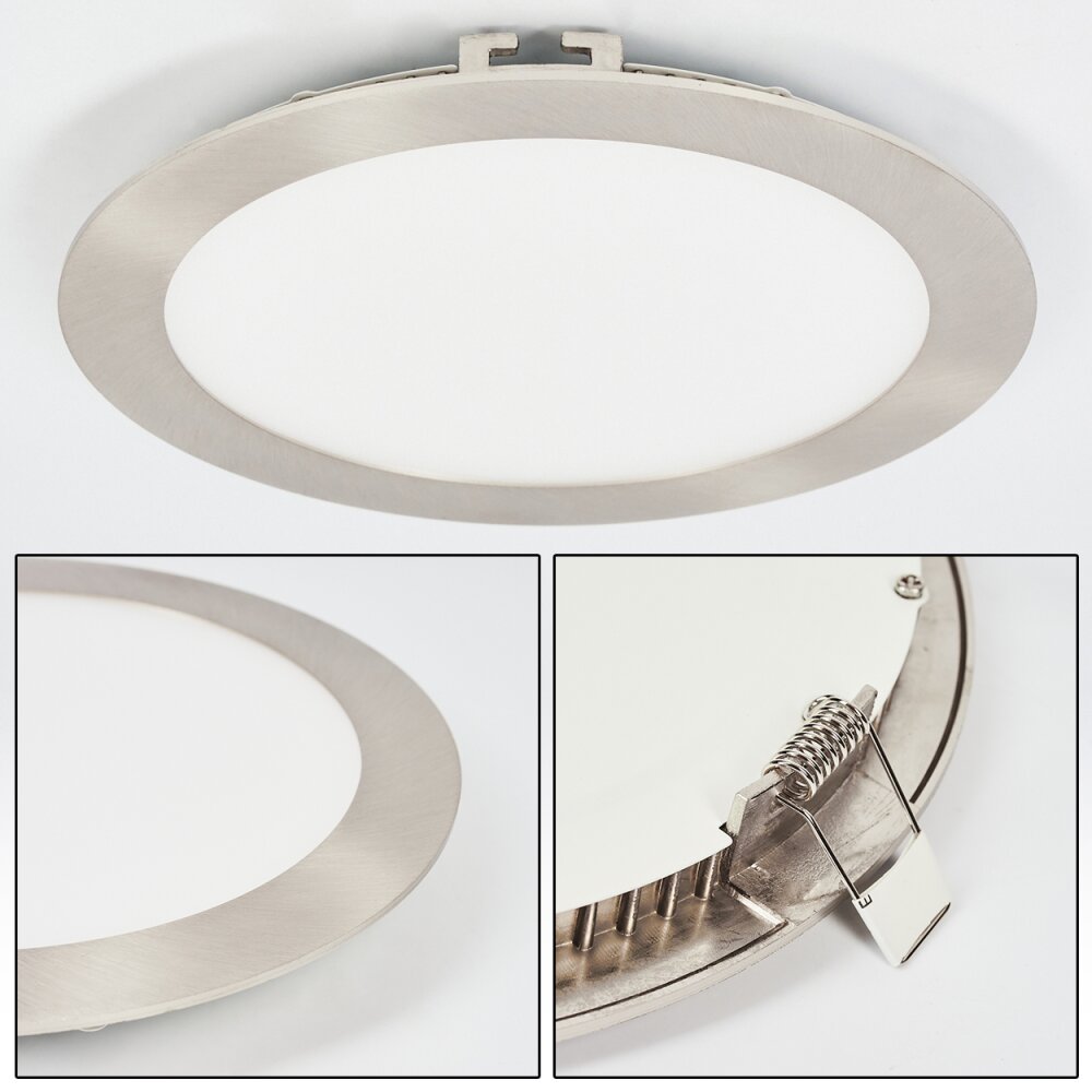 Finsrud Lampada da incasso LED Nichel opaco, 1-Luce main product photo