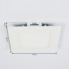 Finsrud Lampada da incasso LED Bianco, 1-Luce