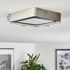 Finsrud Plafoniera LED Nichel opaco, 1-Luce