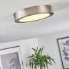 Finsrud Plafoniera LED Nichel opaco, 1-Luce