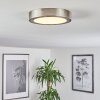 Finsrud Plafoniera LED Nichel opaco, 1-Luce