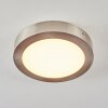 Finsrud Plafoniera LED Nichel opaco, 1-Luce