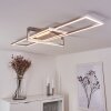 Omega Plafoniera LED Nichel opaco, 1-Luce