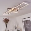 Omega Plafoniera LED Nichel opaco, 1-Luce