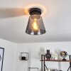 Angelshaug Plafoniera Grigio fumo, 1-Luce