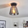 Angelshaug Plafoniera Grigio fumo, 1-Luce