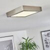 Fnsrud Plafoniera LED Nichel opaco, 1-Luce