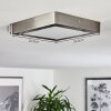 Fnsrud Plafoniera LED Nichel opaco, 1-Luce