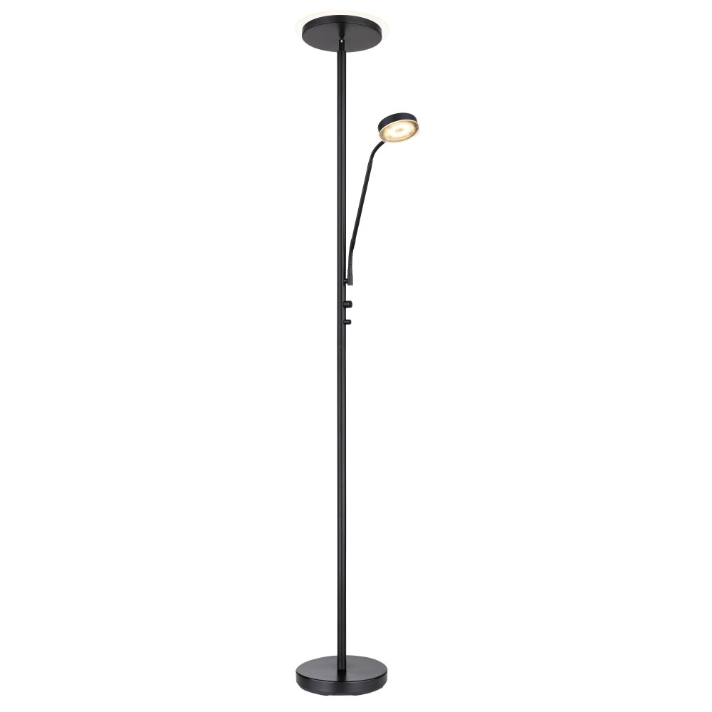 Globo ERNST Lampada da terra LED Nero, 1-Luce main product photo