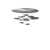 Artemide Mercury Plafoniera LED Cromo, 1-Luce