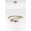 Artemide Pirce Mini Lampada a Sospensione LED Oro, 1-Luce