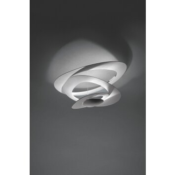 Artemide Pirce Plafoniera LED Bianco, 1-Luce