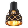 Globo BLANCA Applique Nero, 1-Luce