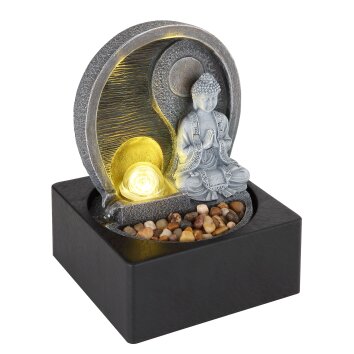 Globo FONTANA Pozzo LED Antracite, Grigio, 4-Luci