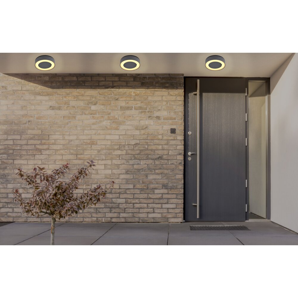 Globo SURA Plafoniera da esterno LED Antracite, 1-Luce main product photo