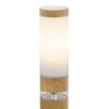 Globo JAICY Lampioncino Segnapasso Marrone, Aspetto del legno, 2-Luci
