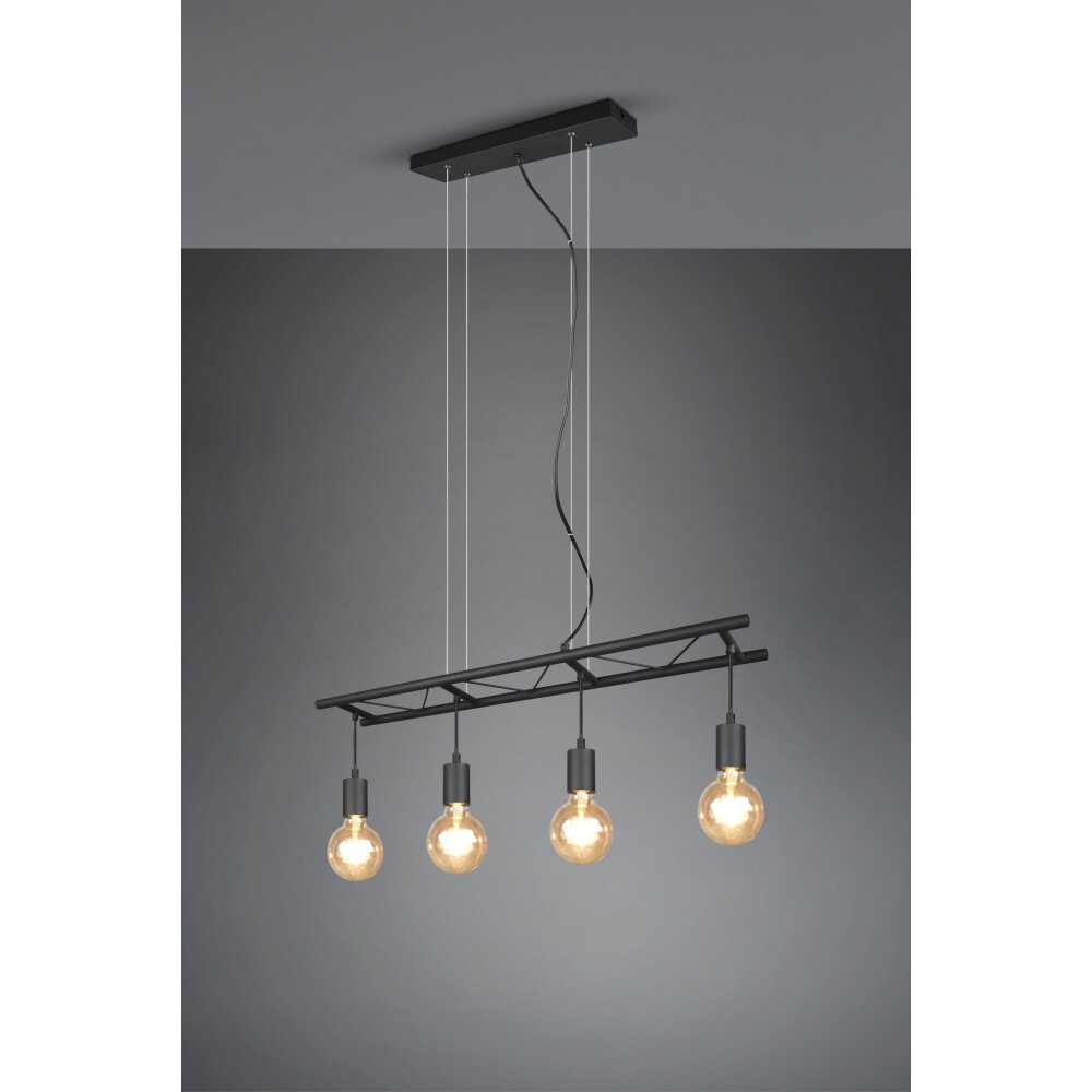 Reality Ladder Lampada a Sospensione Nero, 4-Luci main product photo
