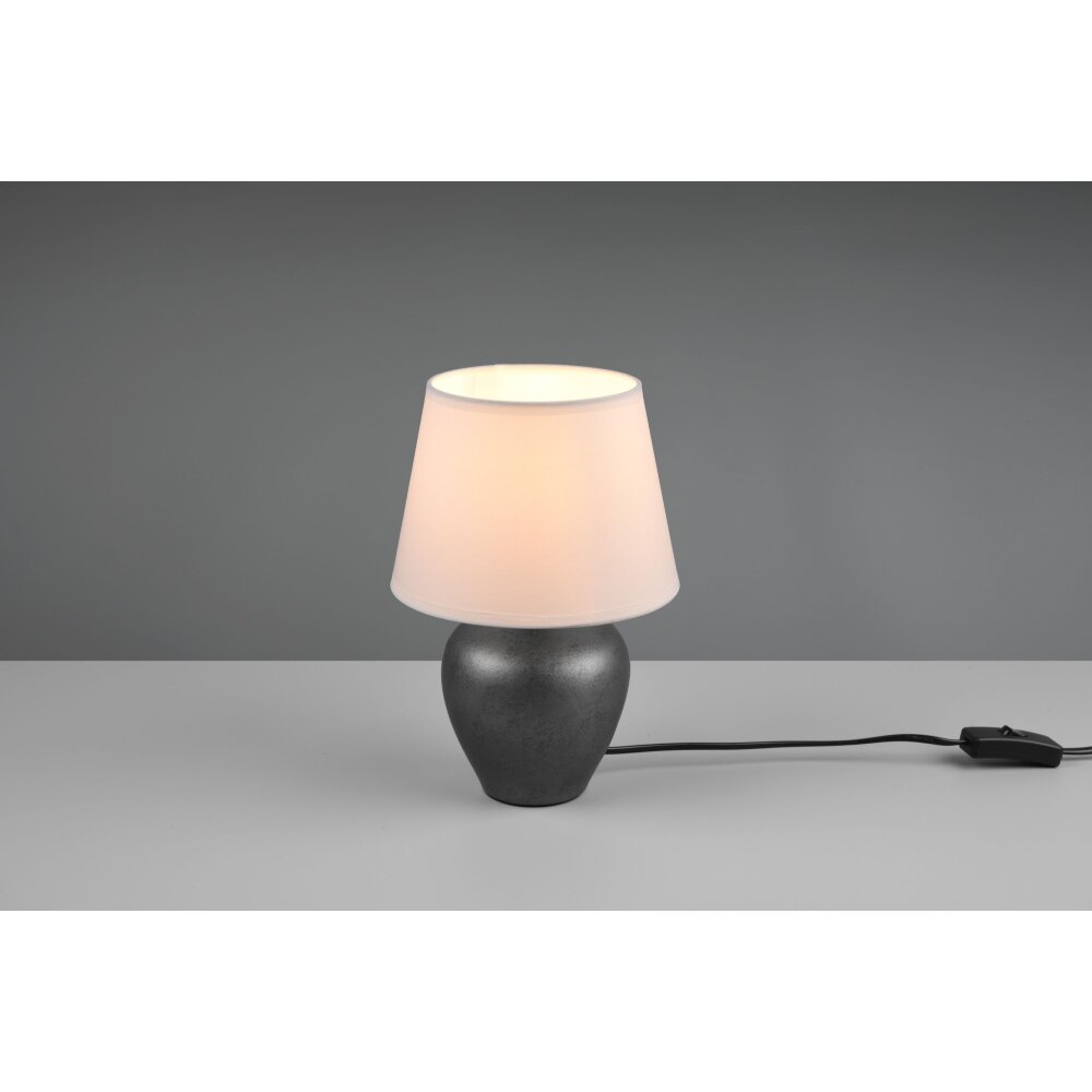 Reality Abby Lampada da tavolo Marrone scuro, Nichel opaco, 1-Luce main product photo