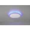 Reality Thea Plafoniera LED Bianco, 1-Luce, Telecomando, Cambia colore