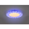 Reality Sunflower Plafoniera LED Bianco, 2-Luci, Telecomando, Cambia colore