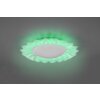 Reality Sunflower Plafoniera LED Bianco, 2-Luci, Telecomando, Cambia colore