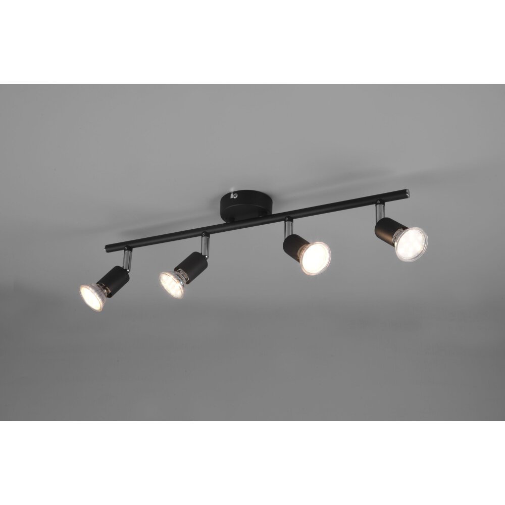 Reality Paris Plafoniera Nero, 4-Luci main product photo