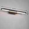 Trio Gianni Applique LED Nero, 1-Luce