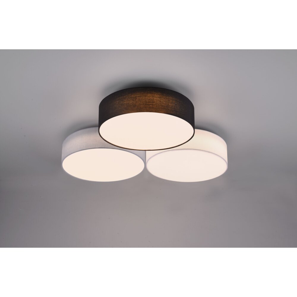 Trio Lugano Plafoniera LED Bianco, 1-Luce