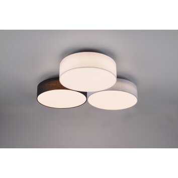 Trio Lugano Plafoniera LED Bianco, 1-Luce