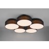 Trio Lugano Plafoniera LED Nero, 1-Luce