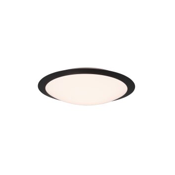 Trio Umberto Plafoniera LED Nero, 1-Luce