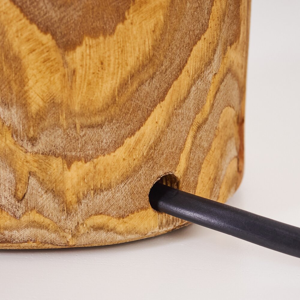 Canedo Lampada da tavolo Marrone, Nero, 1-Luce