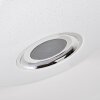 Lovisa Plafoniera LED Cromo, Bianco, 1-Luce, Telecomando, Cambia colore