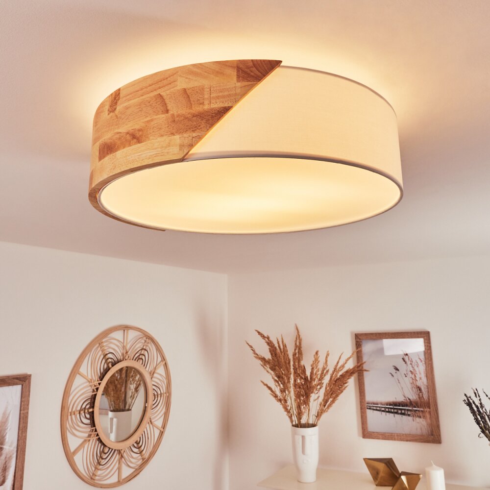 Mjelstad Plafoniera Marrone, Bianco, 2-Luci main product photo