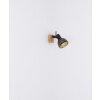 Globo LENNA Applique Legno scuro, Nero, 1-Luce
