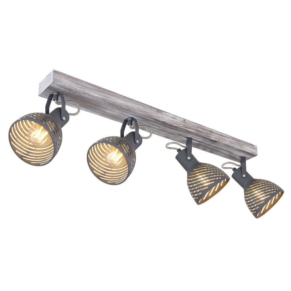 Globo MORI Plafoniera Marrone, Bianco, 4-Luci main product photo