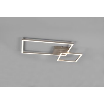 Reality Padella Plafoniera LED Nichel opaco, 1-Luce